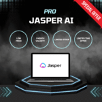 Text-based promotional image for Jasper AI Pro writing tool