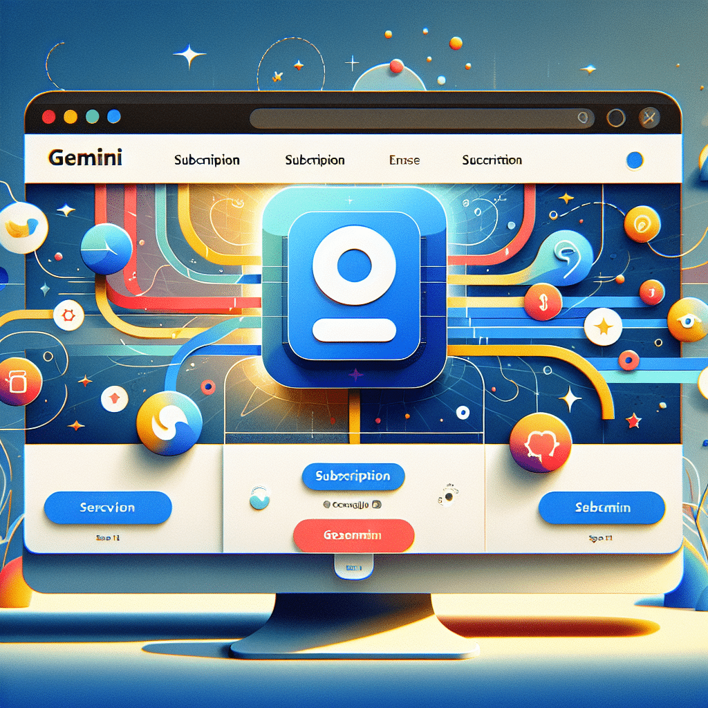 gemini google subscription