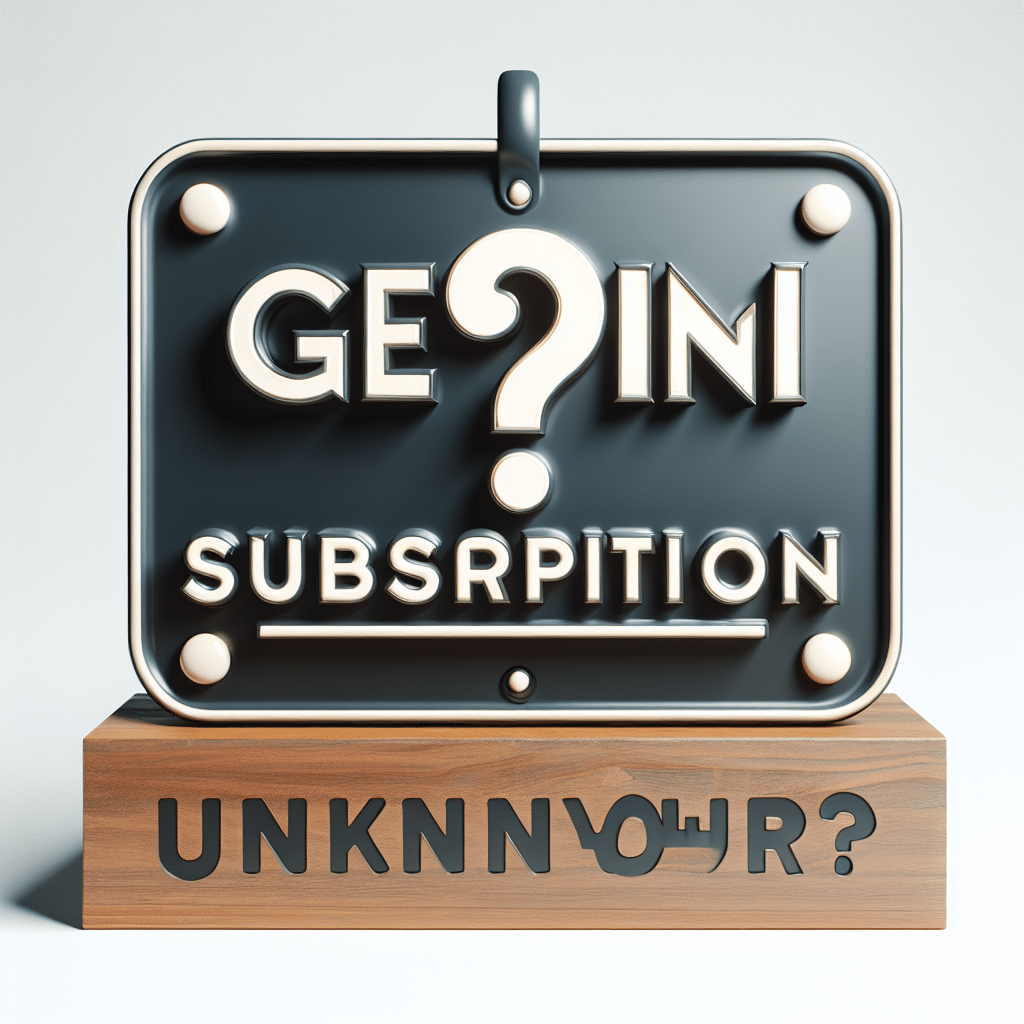 google gemini subscription price