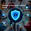 Diverse users enjoying Surfshark VPN on multiple devices