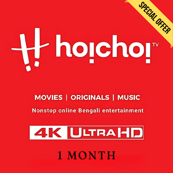 Hoichoi Premium Subscription 1 Month