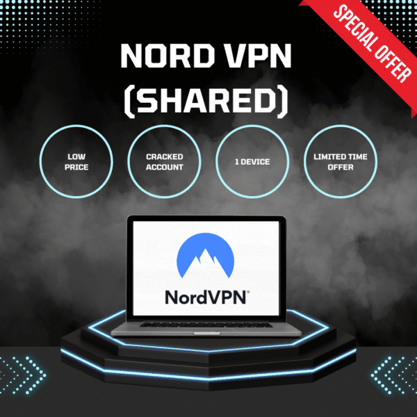 Nord VPN Yearly Shared Account protection for one device