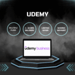 Udemy Business learning platform interface showing course library