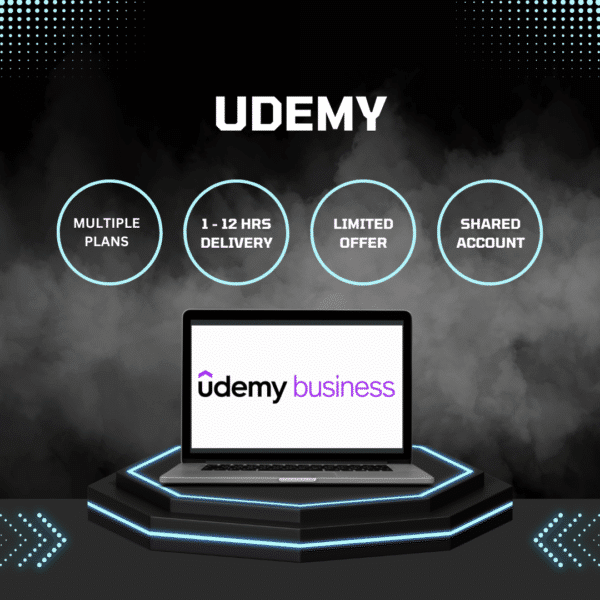 Udemy Business learning platform interface showing course library