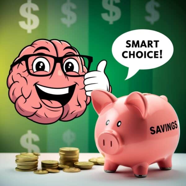 Writehuman Ai Basic Plan savings with smart brain mascot