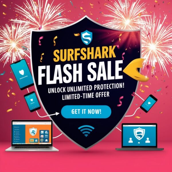 Surfshark VPN Flash Sale for unlimited devices