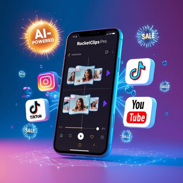 RocketClips Pro Subscription sale for viral social media clips