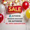 Massive Sale on Autodesk All Apps Subscription on Your Own Email