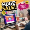 Image promoting a huge sale on HIX AI with a discount badge.