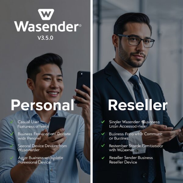 WASender v3.5.0 Personal and Reseller options