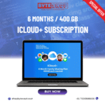 iCloud+ Subscription 6 Months 400GB Per User Plan on Apple devices