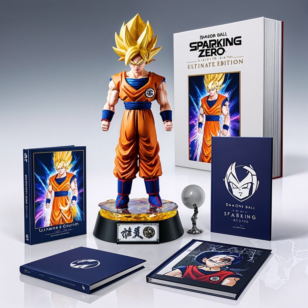 Limited-edition Dragon Ball figurine and art book included in the Ultimate Edition PS5.