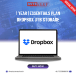 Best Dropbox Pricing Plan on laptop with Dropbox app and cloud icons