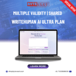 WriteHuman AI Ultra Plan dashboard showcasing humanized AI rewriting features.