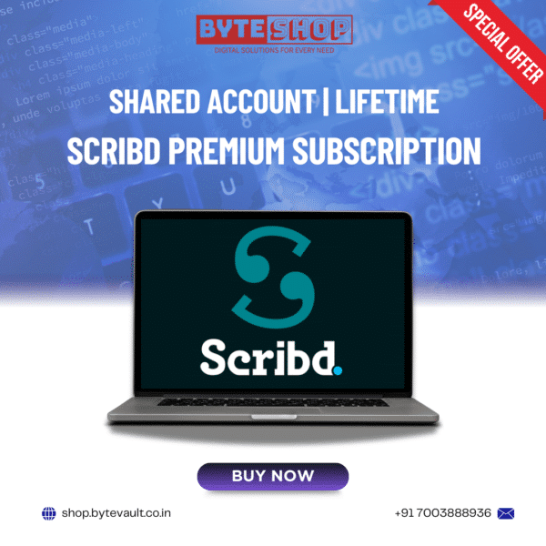 Scribe Premium Subscription Plan - Access Unlimited Documents, Ebooks, and Audiobooks