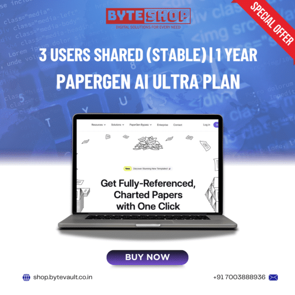 Papergen AI Ultra Plan interface on laptop screen