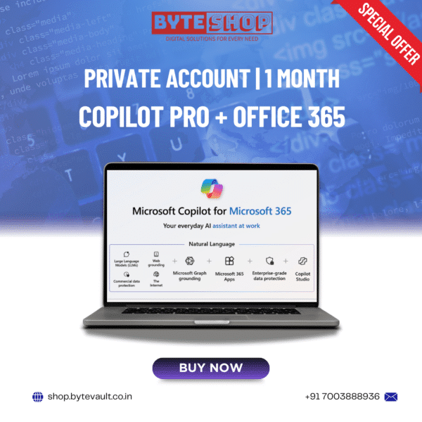 Copilot Pro + Office 365 with 1 TB storage