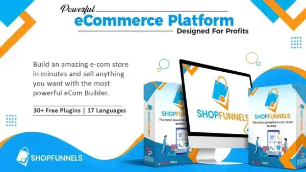 ShopFunnels 1 Year Plan – Build Ecom Stores Fast with AI & Free Plugins