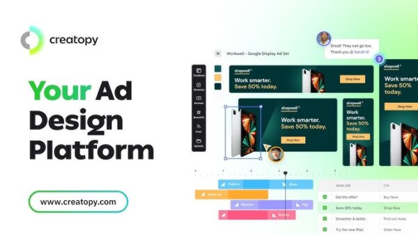 Creatopy Pro AI Ad Design Interface