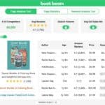 Bookbeam.io KDP Research Tool Dashboard