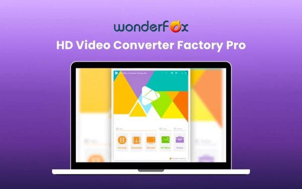 WonderFox HD Video Converter Pro interface with editing, conversion, and download features