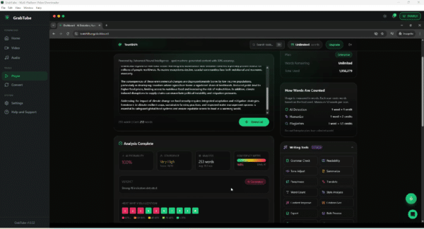 Student using TextShift ai humanizer to bypass ai detection on laptop
